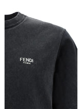 Fendi Black Jersey T-shirt - Men - Piano Luigi