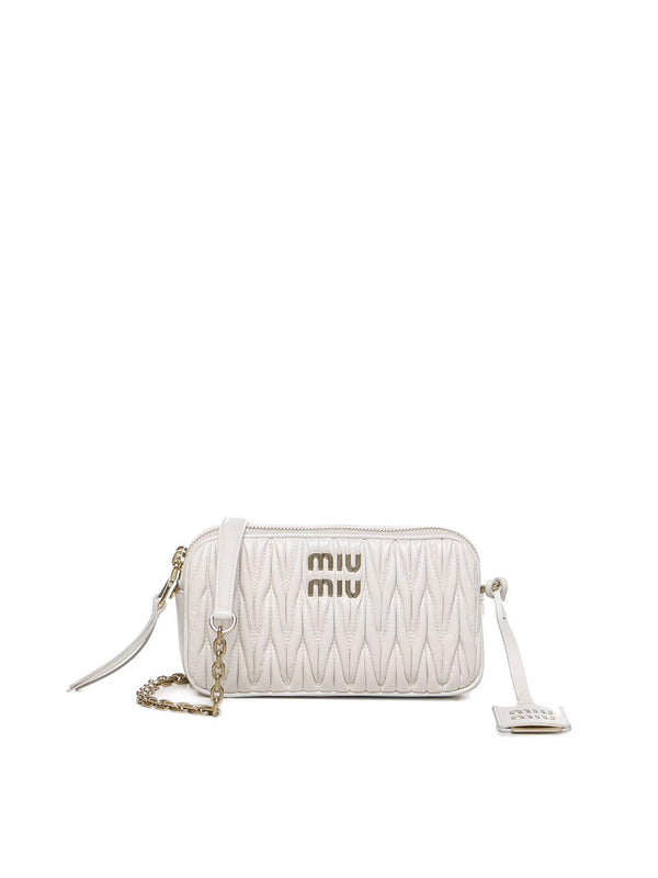 Miu Miu Mini Bag In Quilted Nappa Leather - Women - Piano Luigi