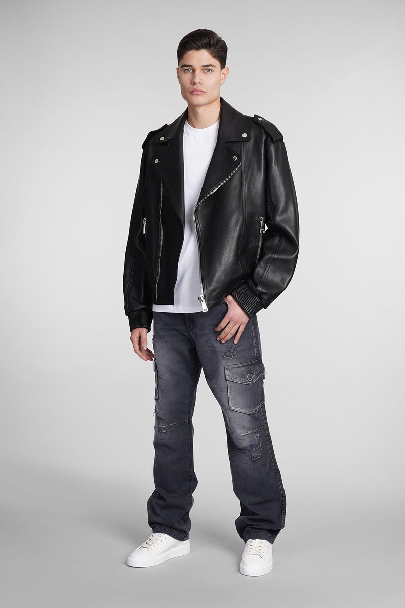 Balmain Jeans In Black Cotton - Men - Piano Luigi