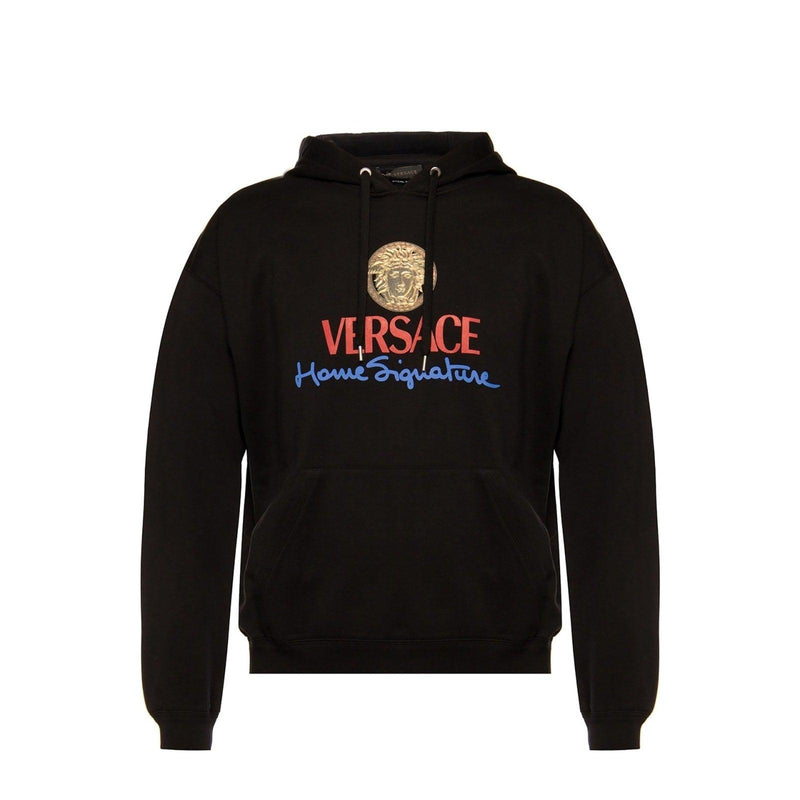 Versace Logo Hooded Sweatshirt - Men - Piano Luigi