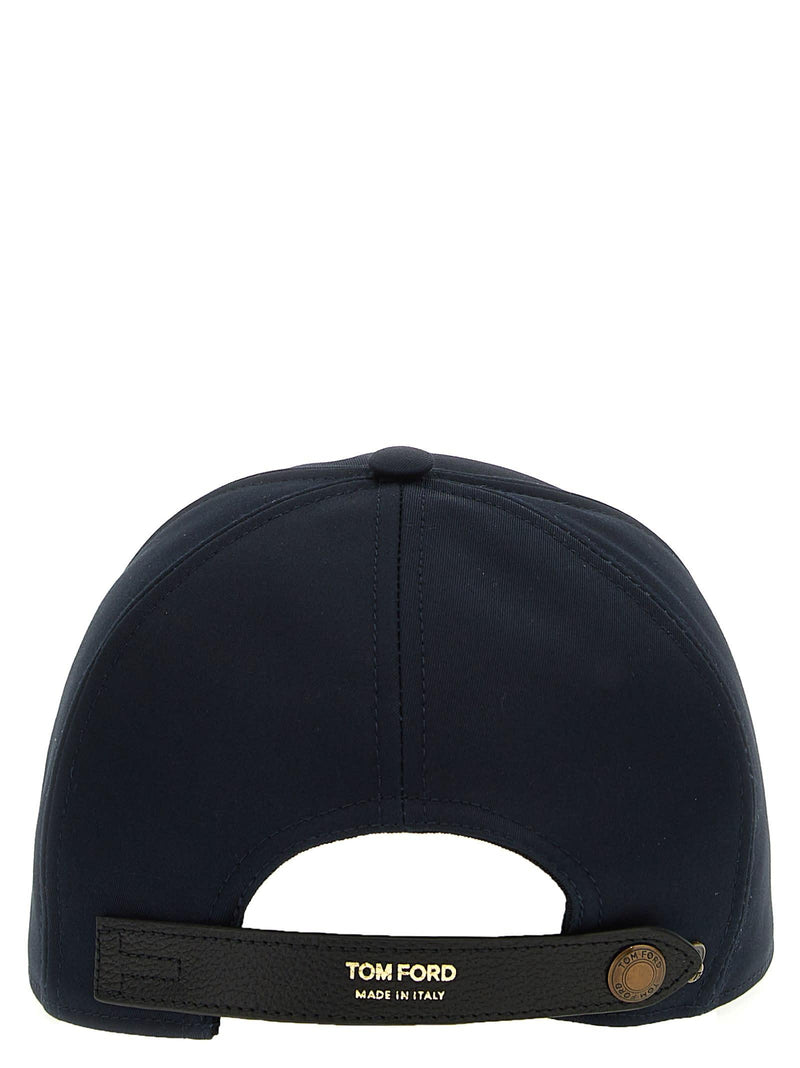 Tom Ford Logo Embroidery Cap - Men - Piano Luigi