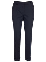 Golden Goose Dark Blue Cigarette Trousers - Women - Piano Luigi