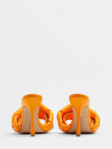 Bottega Veneta Lido Tangerine Sandals - Women - Piano Luigi