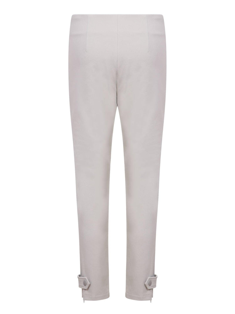 Moncler White Mid-rise Trousers - Women - Piano Luigi