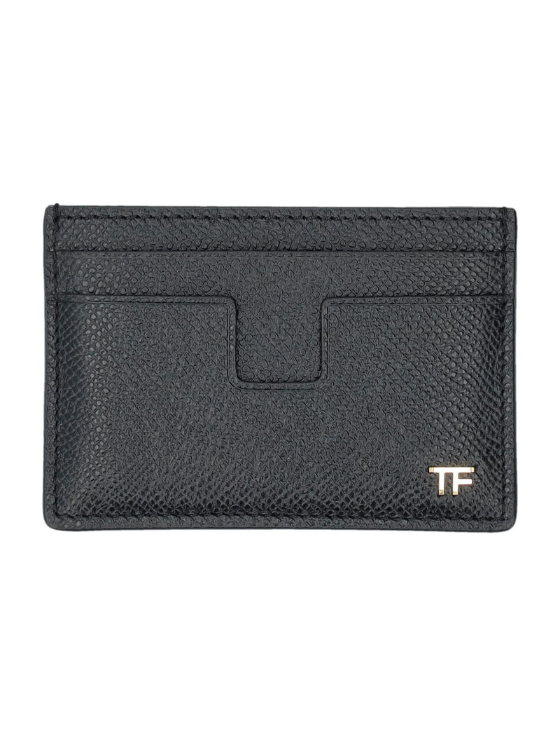 Tom Ford Small Grain Leather Cardholder - Men - Piano Luigi