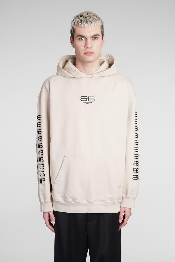 Balenciaga Sweatshirt In Beige Cotton - Men - Piano Luigi