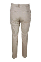 Brunello Cucinelli Stretch Cotton Cigarette Trousers - Women - Piano Luigi