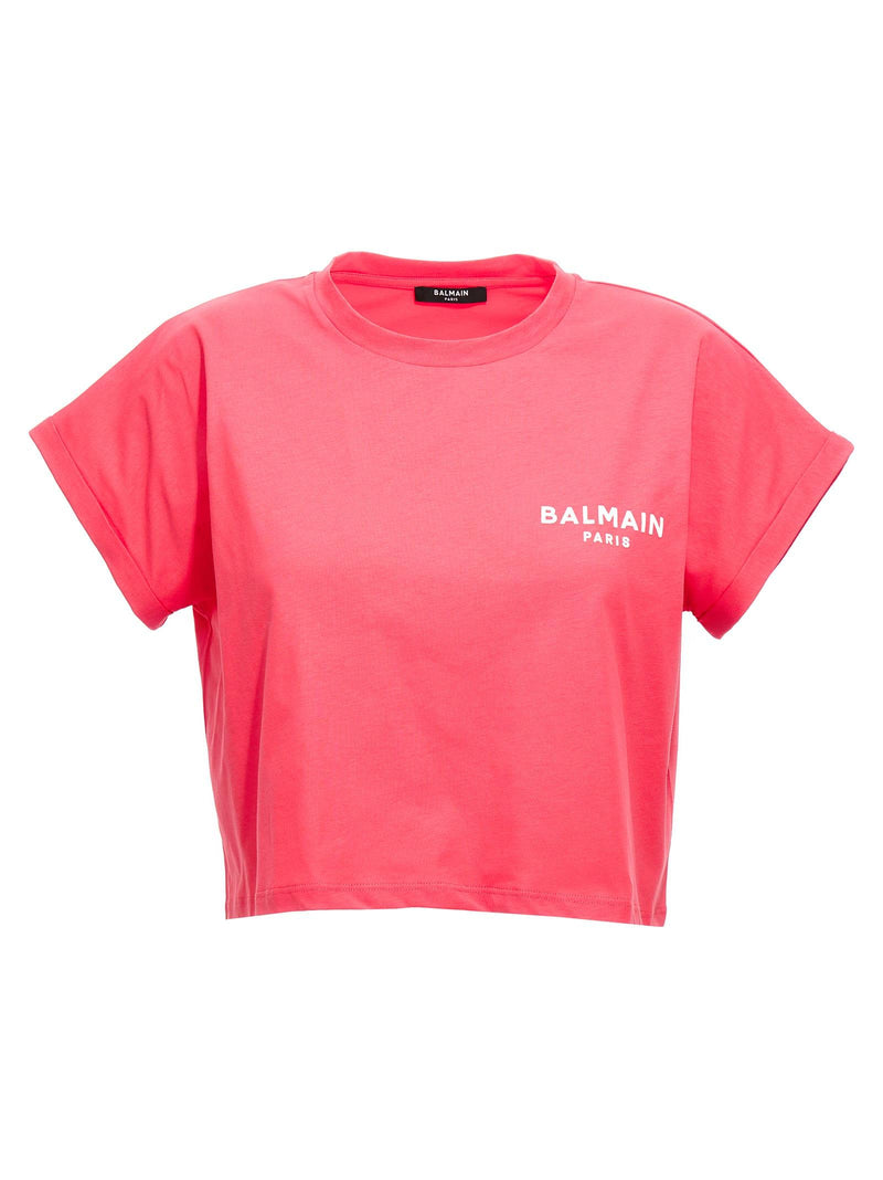 Balmain Bead Cotton T-shirt - Women - Piano Luigi