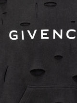 Givenchy Oversized Hole Hoodie - Men - Piano Luigi