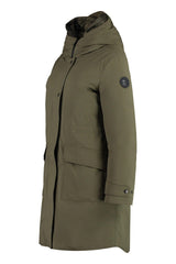 Woolrich Military Technical Fabric Parka With Internal Removable Down Jacket - Women - Piano Luigi