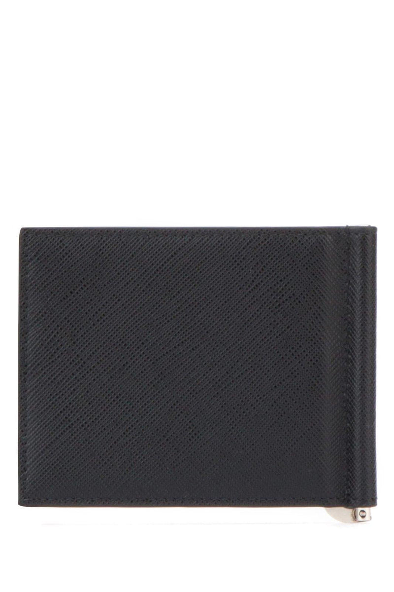 Prada Logo Plaque Bifold Wallet - Men - Piano Luigi