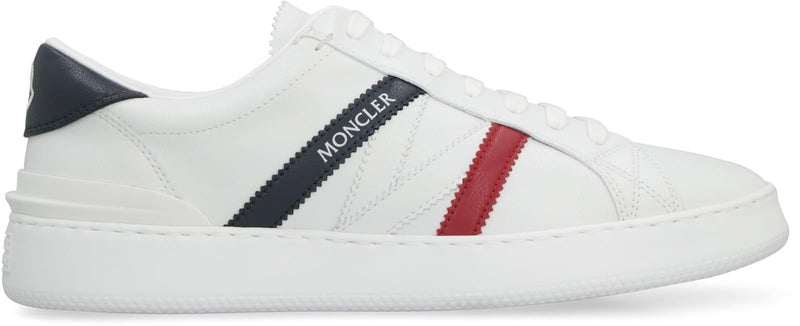 Moncler Monaco Leather Low-top Sneakers - Men - Piano Luigi