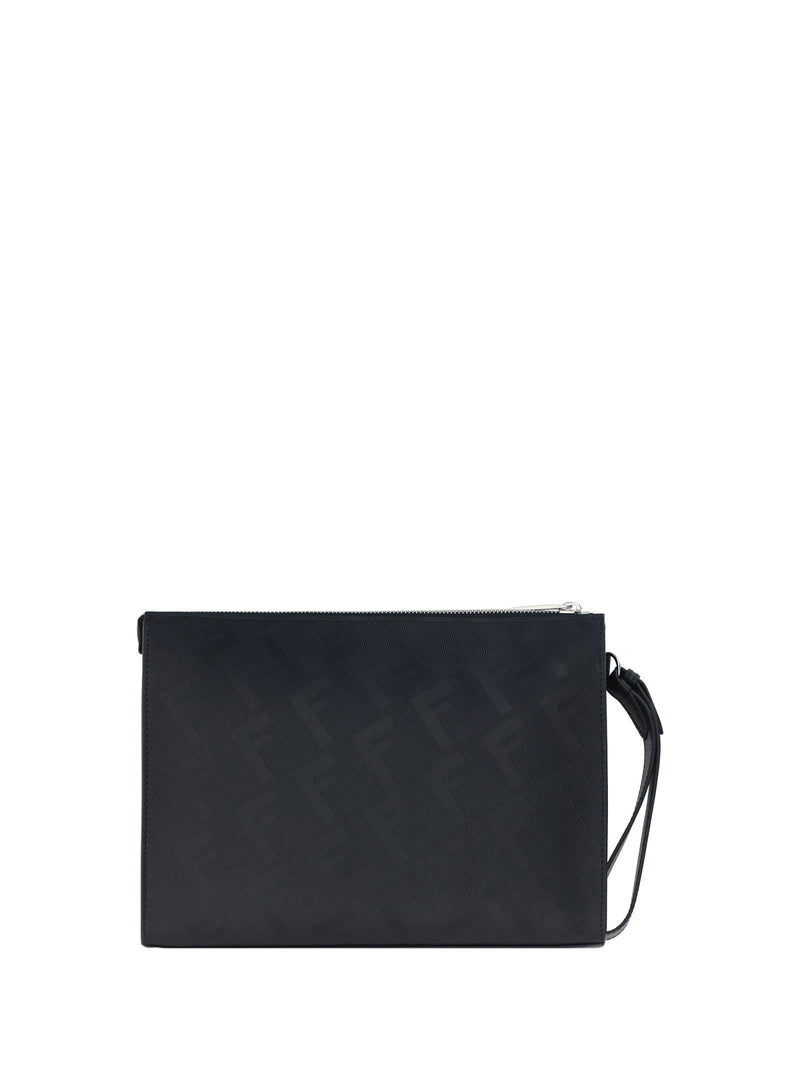 Fendi Shadow Diagonal Clutch - Men - Piano Luigi