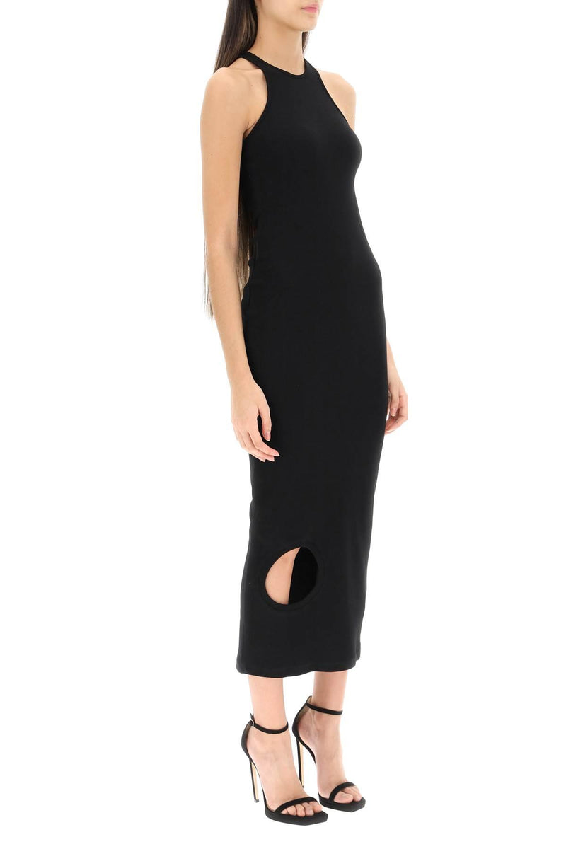 Off-White Meteor Ribbed Rowing Long Dress - Women - Piano Luigi