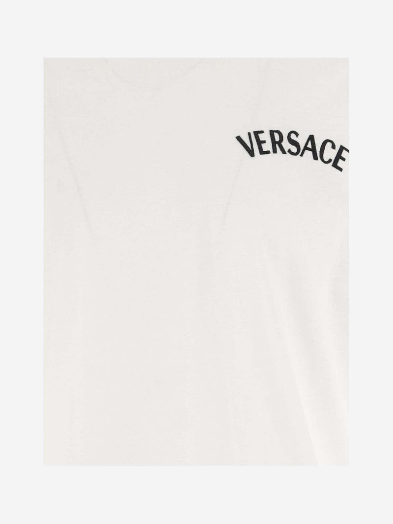 Versace Cotton T-shirt With Logo - Men - Piano Luigi