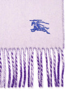 Burberry Purple Cashmere Scarf - Women - Piano Luigi