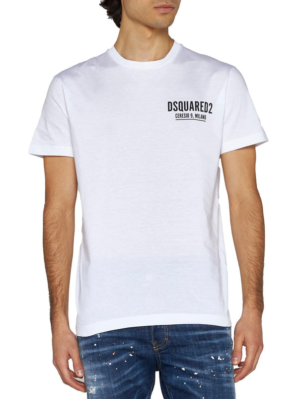 Dsquared2 Mini Logo Ceresio 9 T-shirt In White - Men - Piano Luigi