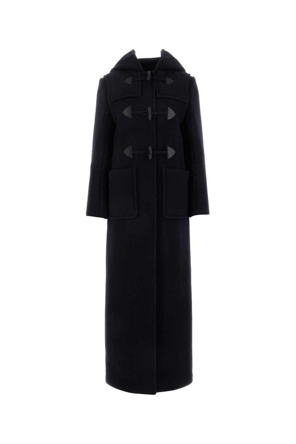 Prada Hooded Long-sleeved Coar - Women - Piano Luigi