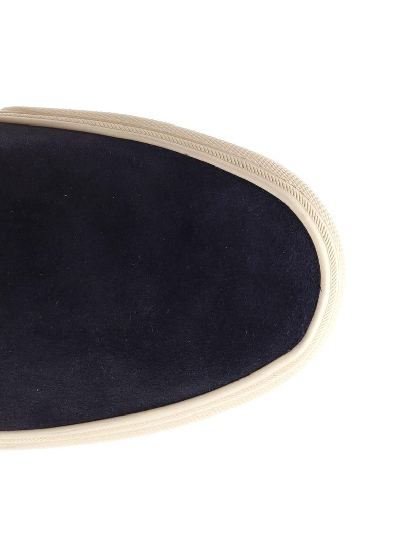 Tom Ford Blue Suede Slip On - Men - Piano Luigi