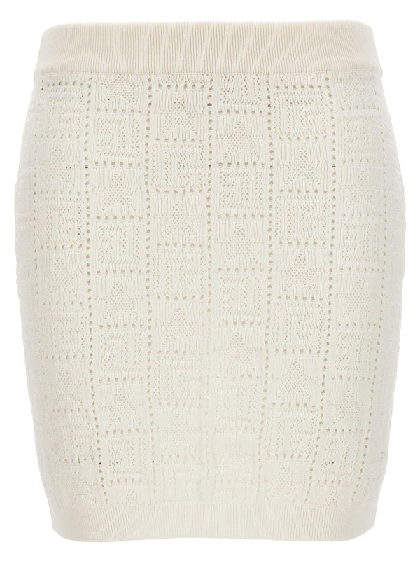 Balmain monogramma Skirt - Women - Piano Luigi