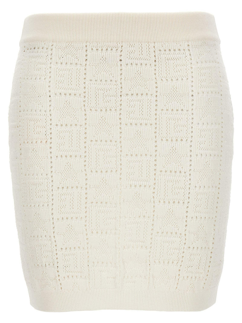 Balmain monogramma Skirt - Women - Piano Luigi