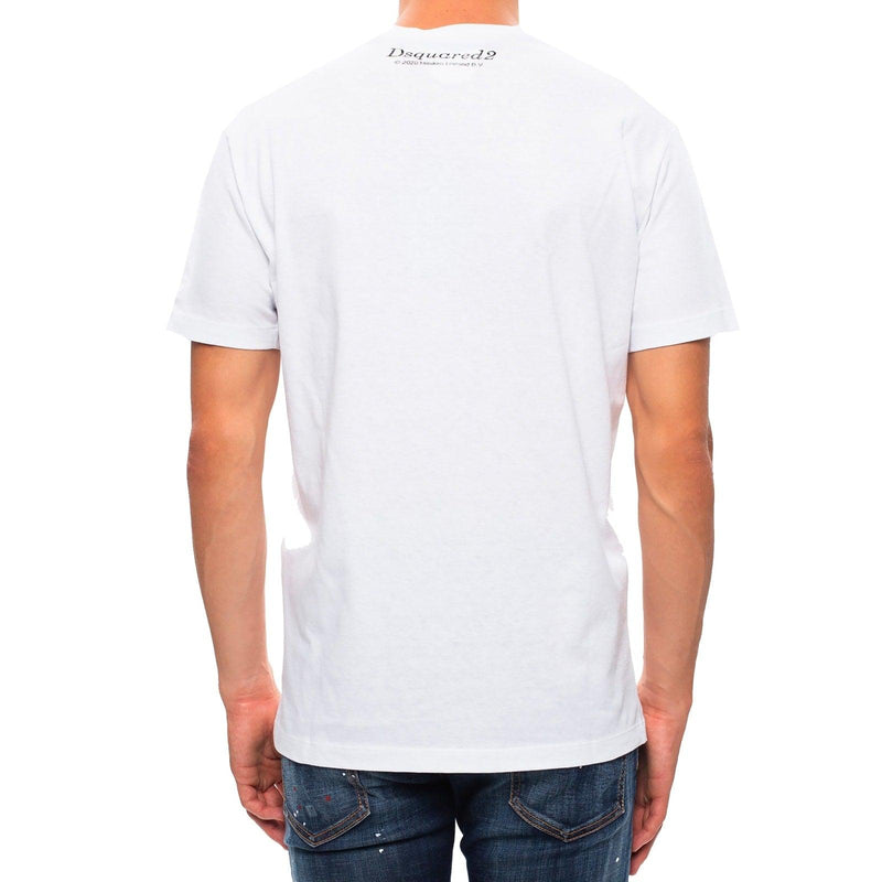 Dsquared2 Cotton T-shirt - Men - Piano Luigi