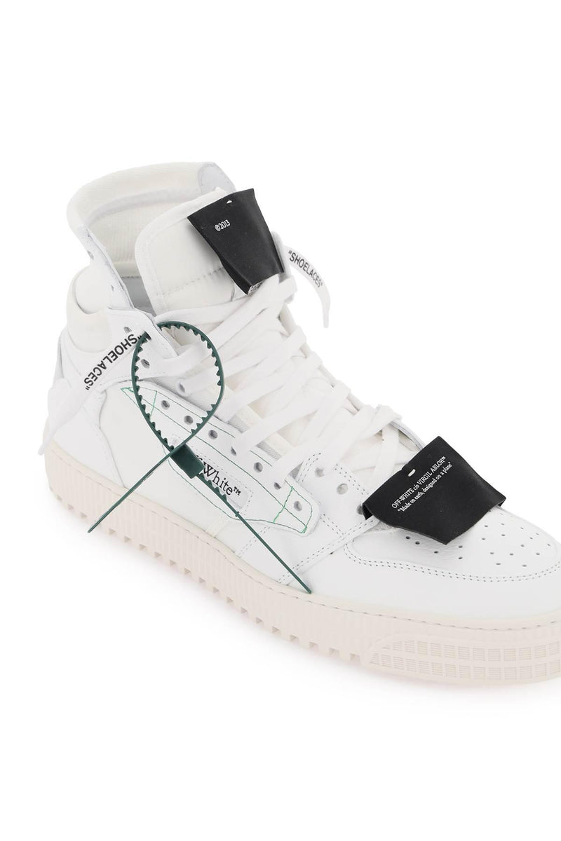 Off-White 3.0 Off-court Leather High-top Sneakers - Men - Piano Luigi