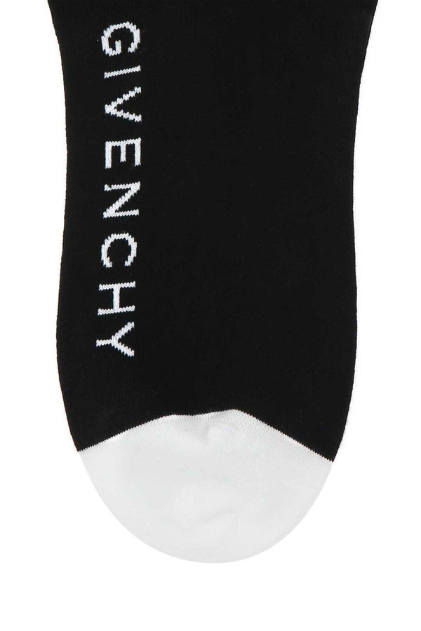 Givenchy Logo Intarsia Crew Socks - Men - Piano Luigi