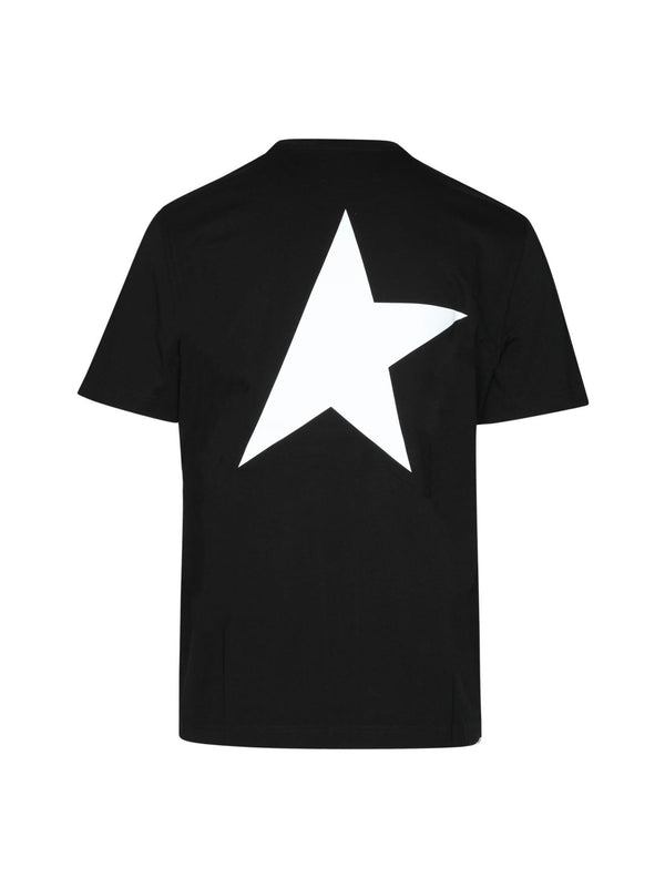 Golden Goose Star M`s Regular T-shirt / Logo/ Big Star Back/ Blackboard - Men - Piano Luigi