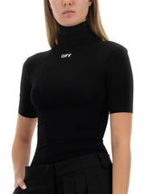 Off-White Topwear In Black Viscose - Women - Piano Luigi