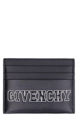 Givenchy Logo Detail Leather Card Holder - Men - Piano Luigi