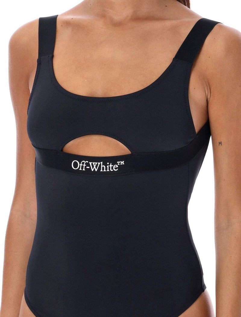 Off-White Logoband Swimsuit - Women - Piano Luigi