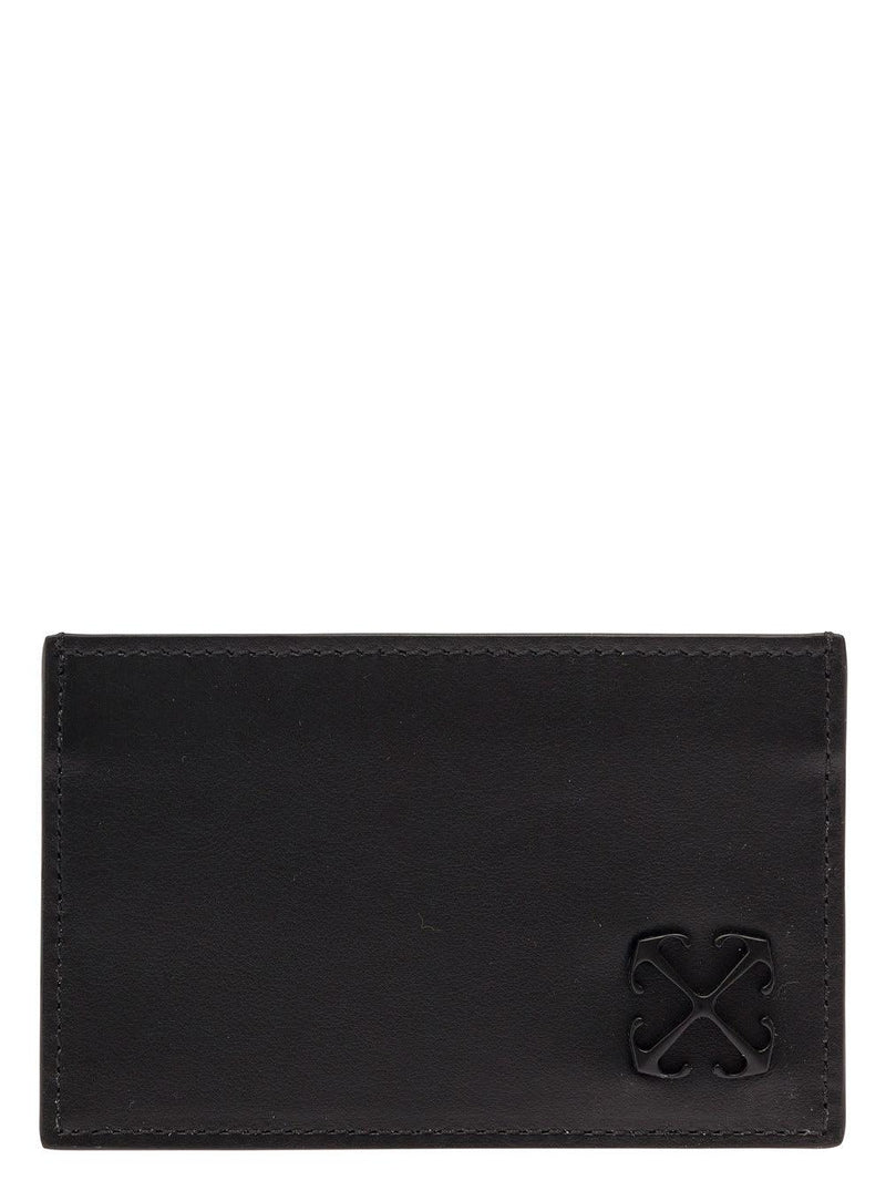 Off-White Jitney Simple Card Case Black Blue - Men - Piano Luigi