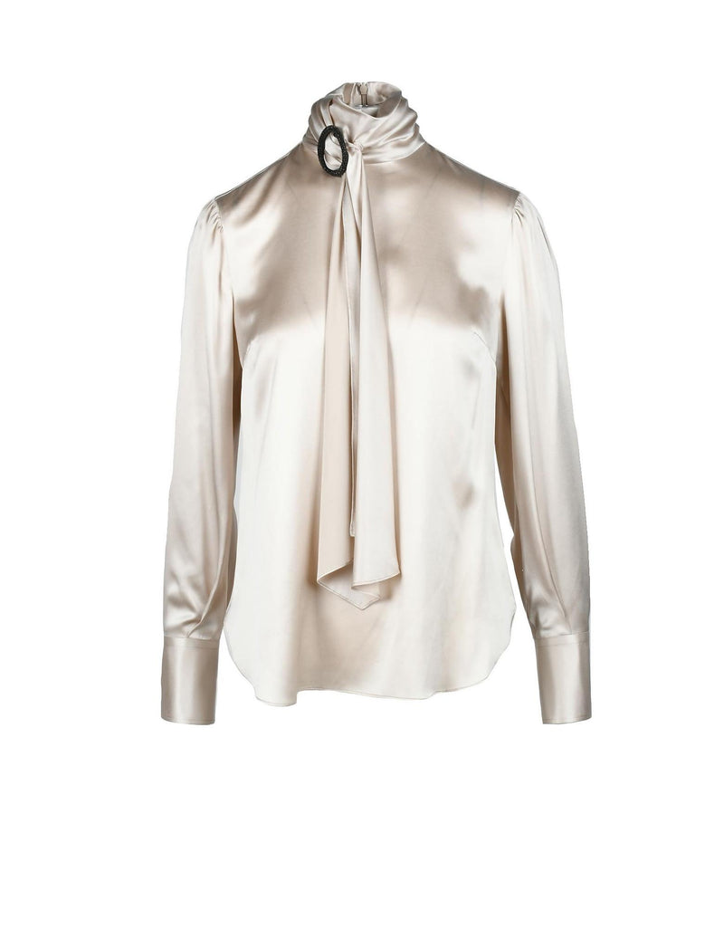 Brunello Cucinelli Womens Ivory Blouse - Women - Piano Luigi