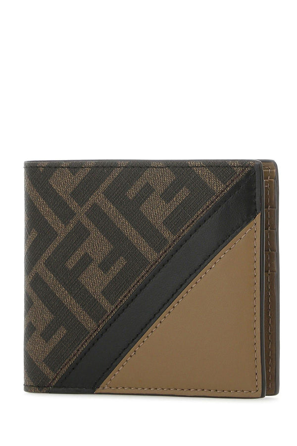 Fendi Monogram Bifold Wallet - Men - Piano Luigi