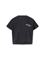 Balmain Logo Crop T-shirt - Women - Piano Luigi