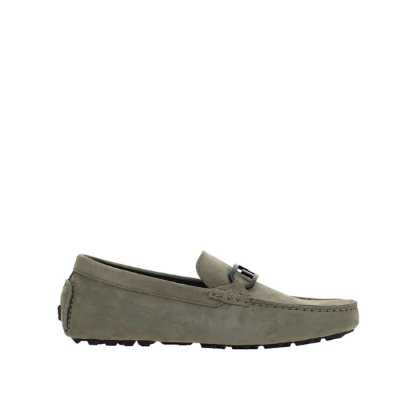 Fendi Suede Driver Loafers - Men - Piano Luigi