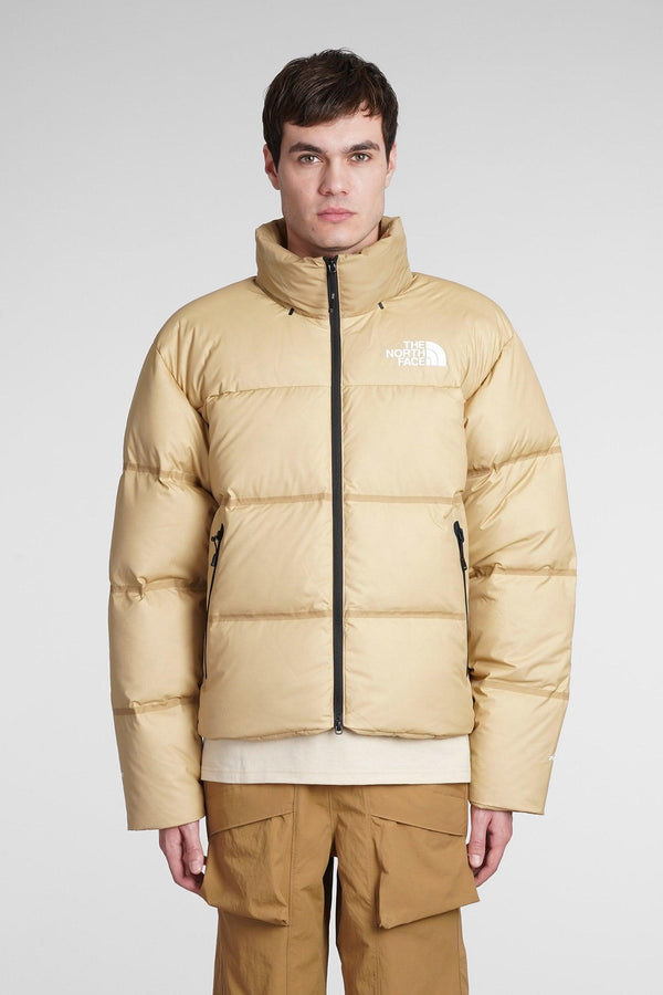 The North Face Puffer In Khaki Polyamide - Men