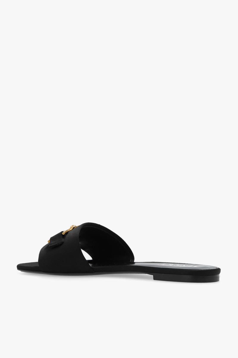 Versace Satin Slides - Women - Piano Luigi