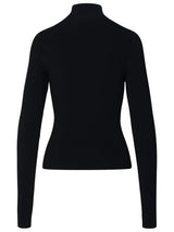 Off-White logo Band Black Viscose Blend Sweater - Women - Piano Luigi