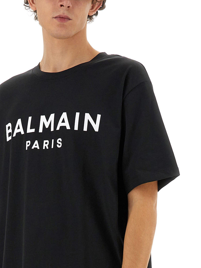 Balmain T-shirt With Logo - Men - Piano Luigi