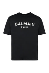 Balmain Cotton Crew-neck T-shirt - Men - Piano Luigi