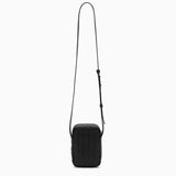 Bottega Veneta Black Woven Mobile Phone Holder - Men - Piano Luigi