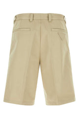 Prada Pleated Knee-length Shorts - Men - Piano Luigi