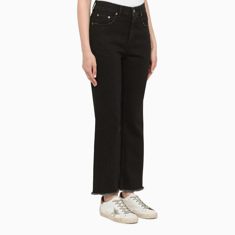 Golden Goose Cropped Black Jeans - Women - Piano Luigi