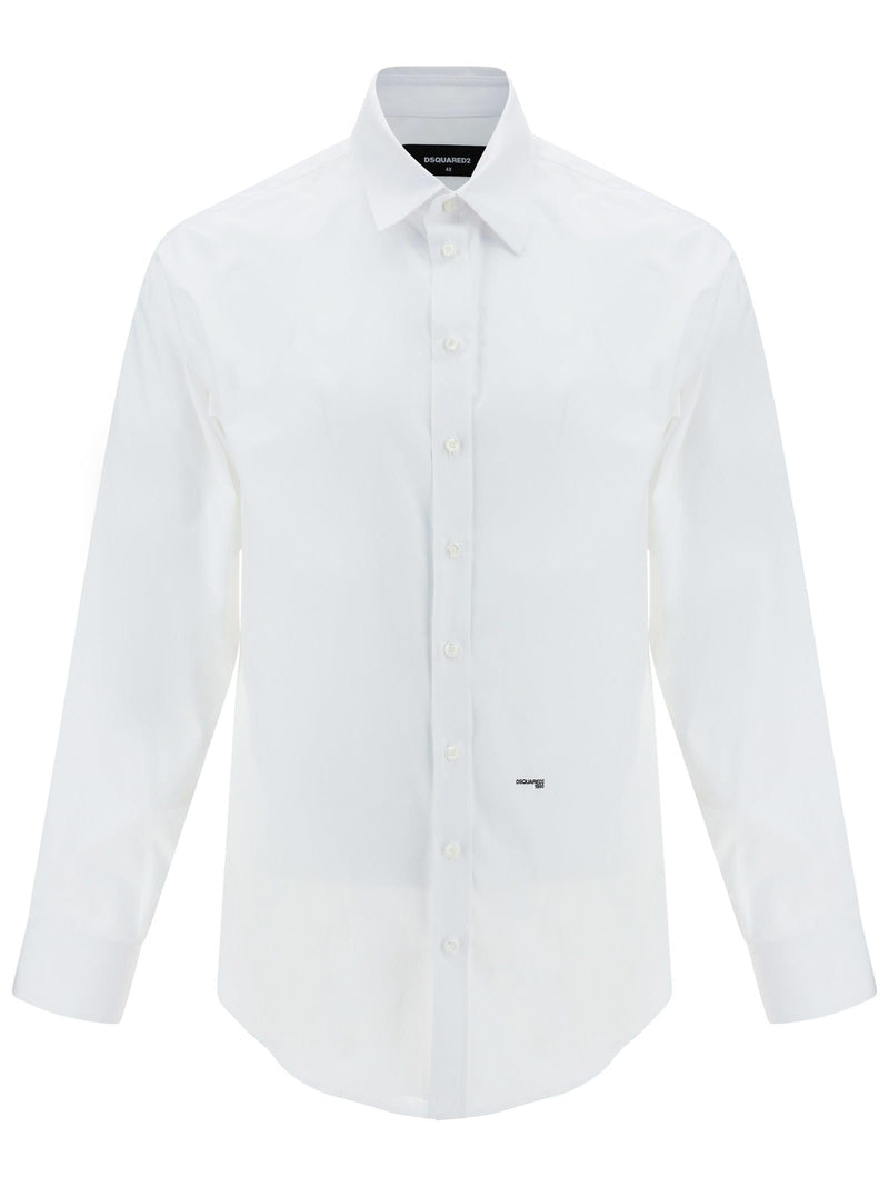 Dsquared2 White Cotton Shirt - Men - Piano Luigi