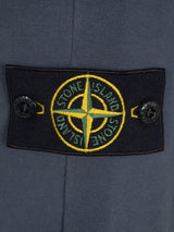 Stone Island Compass Patch Long-sleeved Hoodie - Men - Piano Luigi