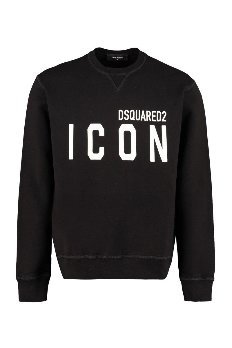 Dsquared2 Logo Detail Cotton Sweatshirt - Men - Piano Luigi