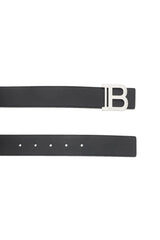 Balmain Belts In Black Leather - Men - Piano Luigi