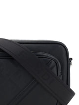 Fendi Black Leather Shoulder Bag - Men - Piano Luigi